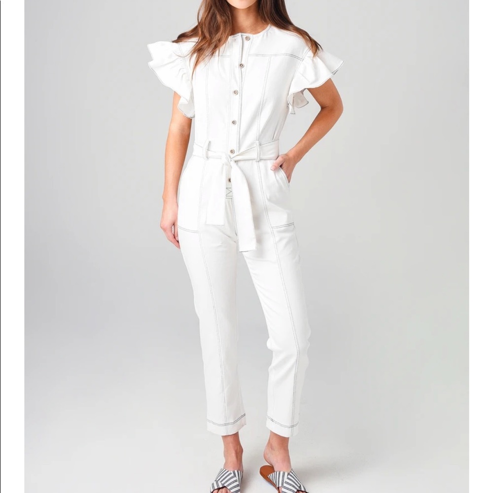 Saylor Tatiana denim jumpsuit NWT